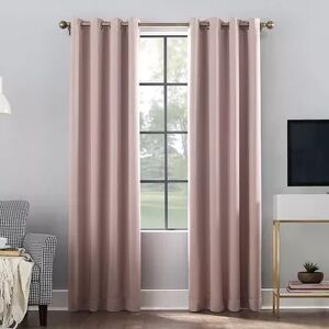 Sun Zero Oslo Theater Grade Extreme 100% Blackout Curtain Grommet Panel, Light Pink, 52X84