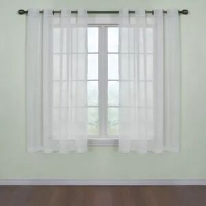 Arm & Hammer Arm and Hammer Curtain Fresh Odor-Neutralizing Window Curtain, White, 59X108