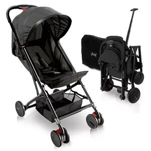 Jovial Portable Folding Lightweight Compact Baby Stroller with Travel Bag, Black, Grey