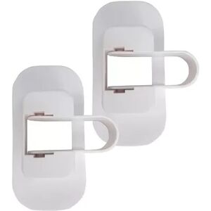 Dreambaby 2 Pack Adhesive Lever Door Lock, White