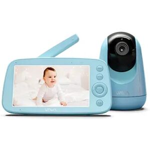 VAVA 5-Inch 720P Audio and Video Baby Monitor, Blue