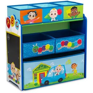 Delta Children CoCoMelon 6-Bin Organizer, Blue