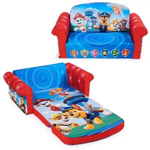Marshmallow Furniture Paw Patrol Comfy 2-in-1 Flip Open Couch Bed Kids Furniture, Multicolor