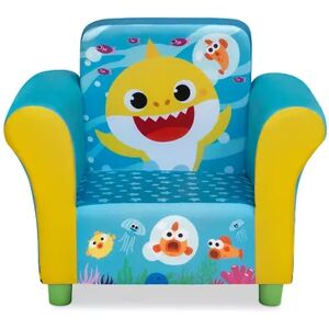 Delta Children Baby Shark Upholstered Chair, Blue