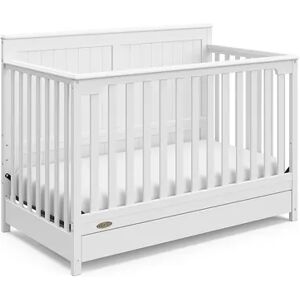 Storkcraft Graco Hadley Convertible Crib, White