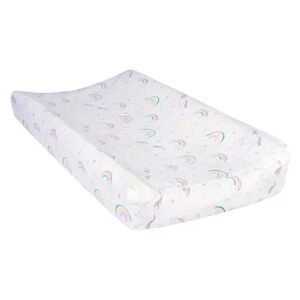 Trend Lab Unicorn Rainbow Deluxe Flannel Changing Pad Cover, Multicolor
