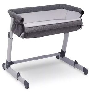 Simmons Kids Dream Bedside Baby Bassinet Sleeper, Grey