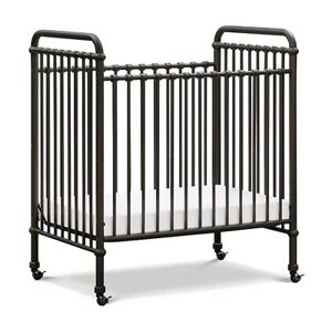 Namesake Million Dollar Baby Abigail 3-in-1 Convertible Mini Crib, Black, Small