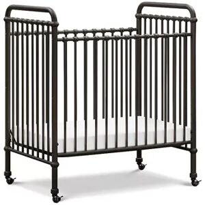 Namesake Million Dollar Baby Abigail 3-in-1 Convertible Mini Crib, Black, Small