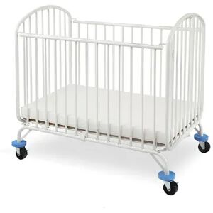 Folding Arched Portable Crib by LA Baby, White