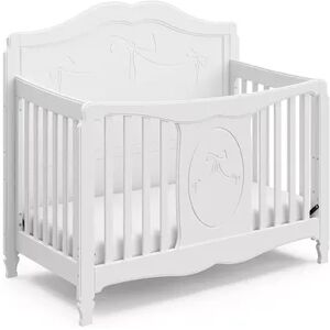 Storkcraft Princess 4-in-1 Convertible Crib, White