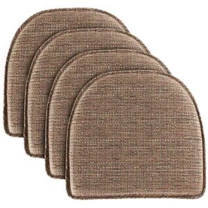 Food Network Kahuna Multi-Stripe Chair Pad 4-pack, Multicolor