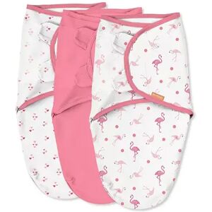 SwaddleMe Original Flamingo Fiesta 3-Pack Swaddles, Pink, Small