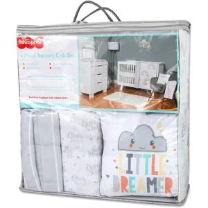 Fisher-Price Fisher Price Nursery 4 Piece Cloud Dreams Nursery Crib Set, Multicolor