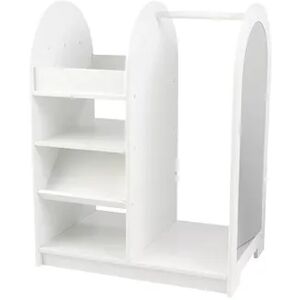 KidKraft Let'€ s Play Dress Up Unit, White