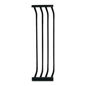 Bindaboo B1110 Pet Safety Gate 10.5 Inch Steel Gate Extension, Black, Set of 1, Grey