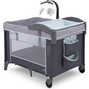 Delta Children LX Deluxe Playard, Grey, INFANT