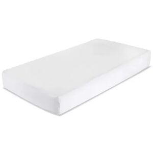 LA Baby White Fitted Crib Sheet