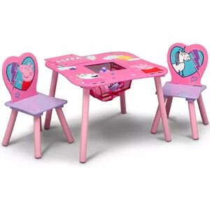 Delta Children Peppa Pig Table and Chair Set with Storage by Delta Children, Multicolor