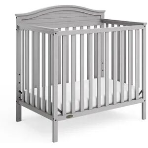 Graco Stella 4-in-1 Convertible Mini Crib, Grey