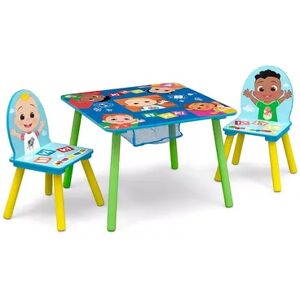 Delta Children CoCoMelon Table & Chairs Set, Blue