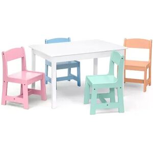 Delta Children MySize Table with 4 Chairs, Multicolor