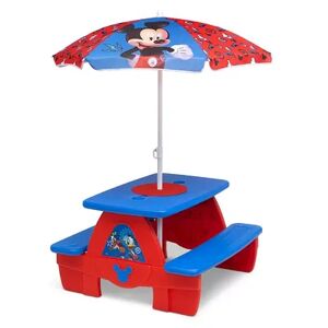 Delta Children Disney's Mickey Mouse Picnic Table with Umbrella by Delta Children, Blue