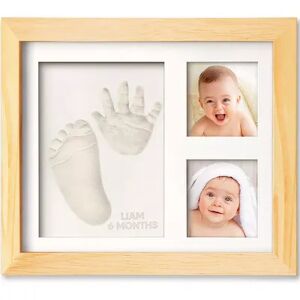 KeaBabies Baby Hand and Footprint Kit, Baby Footprint Kit, Baby Keepsake Picture Frames, Red/Coppr, 6X4
