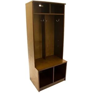 Little Partners My First Cubby Wooden 2 Wide Kids Locker, Brown