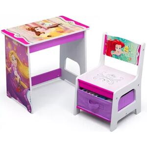 Delta Children Disney Princess Kids Wood Desk and Chair Set, Pink