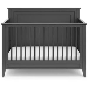 Storkcraft Solstice 4-in-1 Convertible Crib, Med Grey