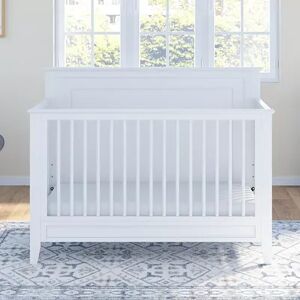 Storkcraft Solstice 4-in-1 Convertible Crib, White