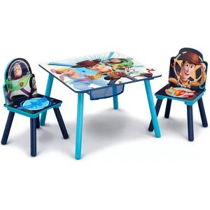 Disney s Toy Story 4 Table and Chairs Set with Storage by Delta Children, Blue