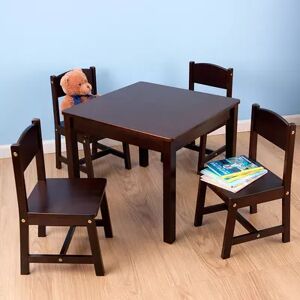 KidKraft Farmhouse Table & Chairs Set, Brown