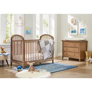 Kolcraft Elston 3-in-1 Convertible Crib, Grey