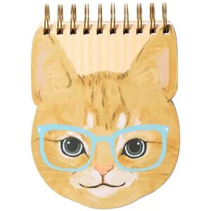 Punch Studio Cat Glasses Notepad, Multicolor