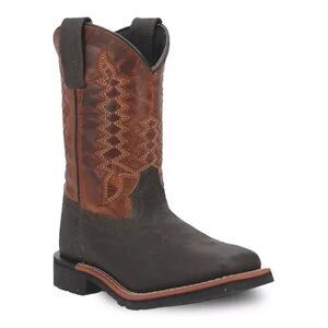 Dan Post Lil' Dillon Boys' Leather Cowboy Boots, Boy's, Size: 8.5T, Brown