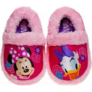 Disney s Minnie Mouse & Daisy Duck Toddler Girls' Slippers, Toddler Girl's, Size: 11-12, Pink