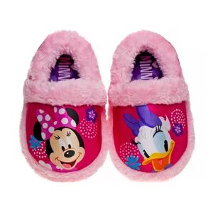 Disney s Minnie Mouse & Daisy Duck Toddler Girls' Slippers, Toddler Girl's, Size: 5-6T, Pink