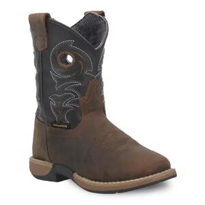 Dan Post Storms Eye Jr Boys' Waterproof Cowboy Boots, Boy's, Size: 2, Brown