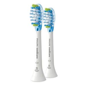 Philips Sonicare Premium Plaque Control Replacement Toothbrush Heads Smart Recognition 2-pk., White