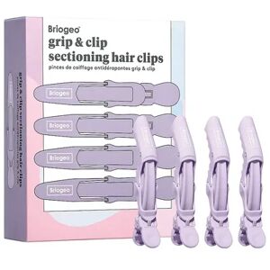 Briogeo Grip & Clip Sectioning Hair Clips, Multicolor