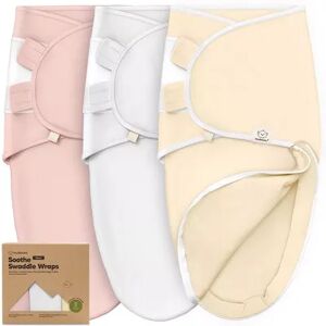 KeaBabies 3pk Baby Swaddle Sleep Sacks with Zipper, Newborn Swaddle Sack 0-3 Months, Wearable Blanket Baby, Infant Unisex, Yellow