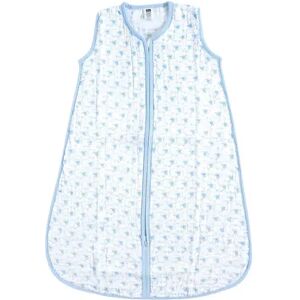 Hudson Baby Infant Boy Muslin Cotton Sleeveless Wearable Sleeping Bag, Sack, Blanket, Blue Sheep, Infant Boy's, Size: 18-24MONTH, Brt Blue