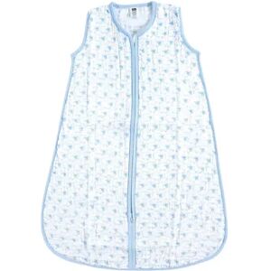 Hudson Baby Infant Boy Muslin Cotton Sleeveless Wearable Sleeping Bag, Sack, Blanket, Blue Sheep, Infant Boy's, Size: 18-24MONTH, Brt Blue