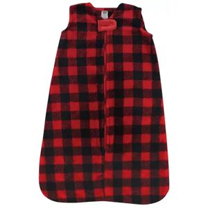 Hudson Baby Infant Plush Sleeping Bag, Sack, Blanket, Buffalo Plaid, Infant Unisex, Size: 0-6 Months, Brt Red