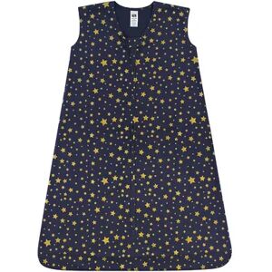 Hudson Baby Infant Cotton Sleeveless Wearable Sleeping Bag, Sack, Blanket, Gold Navy Star, Infant Unisex, Size: 6-12Months, Gold Blue