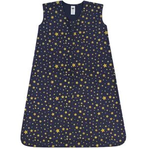 Hudson Baby Infant Cotton Sleeveless Wearable Sleeping Bag, Sack, Blanket, Gold Navy Star, Infant Unisex, Size: 6-12Months, Gold Blue