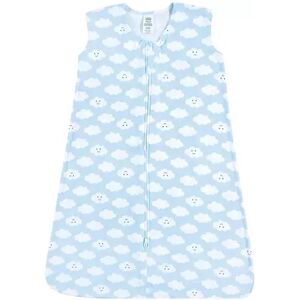 Luvable Friends Baby Boy Sleeveless Jersey Cotton Sleeping Bag, Sack, Blanket, Boy Clouds Jersey, Infant Boy's, Size: 6-12Months, Brt Blue