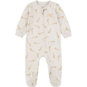 Baby Nike Swooshfetti Allover Print Sleep & Play, Infant Unisex, Size: 6 Months, White